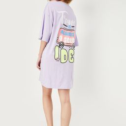 max Typography Printed Pure Cotton Nightdress-image-97