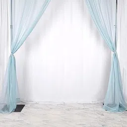 Special You Blue 3-Pcs Net Curtains-image-12