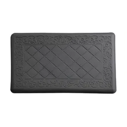 LUXEHOME INTERNATIONAL Black Textured Anti-Skid Doormat-image-81