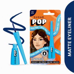 SUGAR POP Matte Intense Colour Smudge-Proof Water-Resistant Eyeliner 4.5ml - Blue 02-53