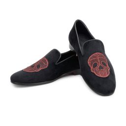 SHUTIQ Men SUGAR Embroidered Velvet Mojaris-image-27