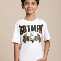 Kids Ville Boys Batman Printed Cotton Tshirt-image-77