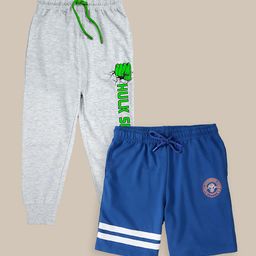 Kids Ville Boys Pack of 2 Dc Comics Printed Mid-Rise Shorts-image-52