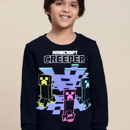 Kids Ville Boys Minecraft Printed Sweatshirt-picture-41