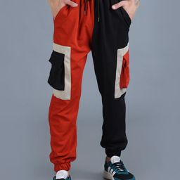 The Dance Bible Men Colourblocked Anti Odour Cotton Relaxed Baggy- Fit Joggers-image-98