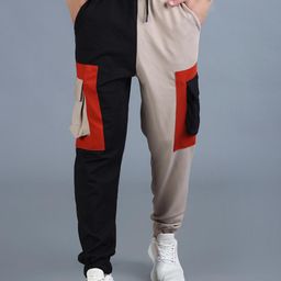The Dance Bible Men Colorblocked Relaxed-fit Anti Odour Joggers-image-57
