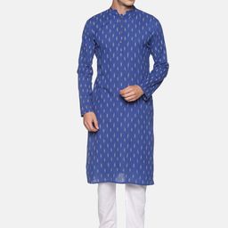 PAROKSH Men Ethnic Motifs Cotton Kurta-picture-27