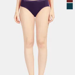 Sonari Pack Of 3 Ultra Soft Hipster Briefs-image-8