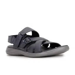Bata Men Blue PU Comfort Sandals-picture-46