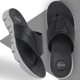 FAUSTO Men Black Comfort Sandals-image-63