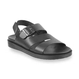 Metro Men Black Comfort Flats-picture-44