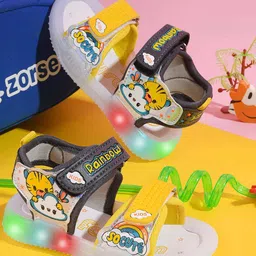 KATS Infants Printed LED Light Sports Sandals-picture-48