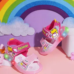 KATS Kids Printed LED Sports Sandals-image-33