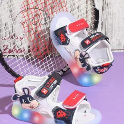 KATS Infants Printed LED Printed Sports Sandals-picture-32