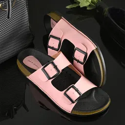 Mast & Harbour Men Pink Comfort Sandals-picture-34
