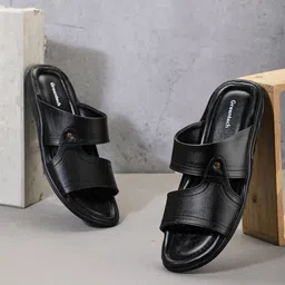 Greentech Men Leather Comfort Sandals-picture-50