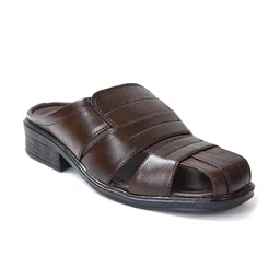 Ajanta Men Brown Comfort Sandals-image-54