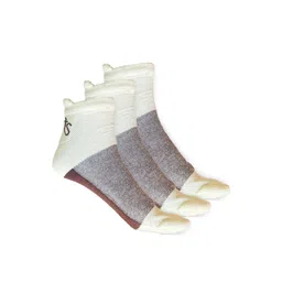 TalkingSox Unisex Pack Of 3 Patterned Ankle Length Socks-8