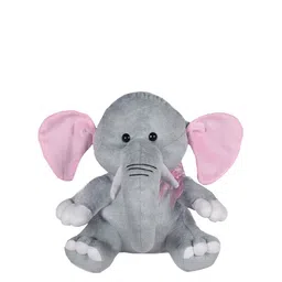 Ultra Kids Grey & Pink Baby Elephant 11 Inch Soft Toy-17