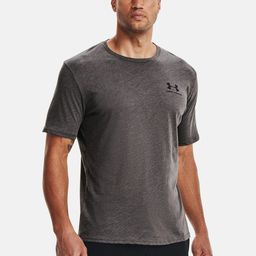 UNDER ARMOUR Brand Logo Printed Detail Fast-Drying Loose-Fit Sportstyle LC T-shirt-image-28