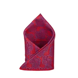 The Tie Hub Men Paisley Printed Pocket Square-26