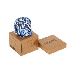 Tossido Men Blue & White Printed Microfiber Pocket Square-image-100