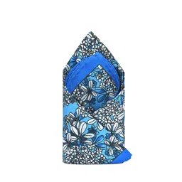 Tossido Men Blue & White Printed Pure Microfibre Pocket Square-image-36