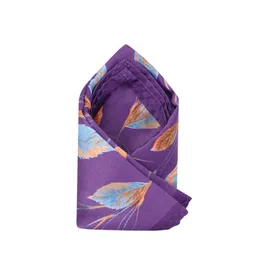 Tossido Men Purple & Blue Printed Pure Microfiber Pocket Square With A Gift Box-image-40