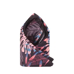 Tossido Men Pink & Black Printed Pocket Square-image-39