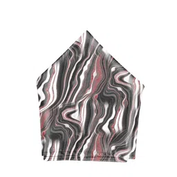 Blacksmith Men Grey & Pink Marble Printed Satin Pocket Squares-picture-45