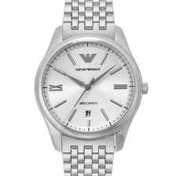 Emporio Armani Men Textured Dial & Analogue Automatic Motion Watch AR60076-15