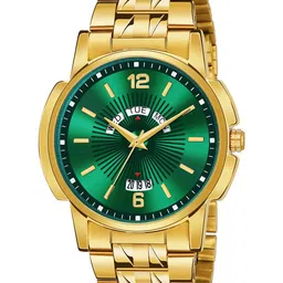 Shocknshop Men Dial & Bracelet Style Straps Analogue Multi Function Watch WCH74Green-57