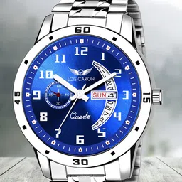 LOIS CARON Men Stainless Steel Bracelet Style Analogue Multi Function Watch MLC-8188-image-46