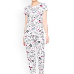 zebu Conversational Printed Pure Cotton Night Suit-picture-49