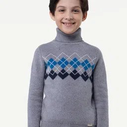 One Friday Boys Abstract Printed Pullover Sweater-image-23