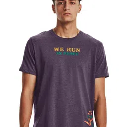 UNDER ARMOUR We Run in Peace Printed Slim-Fit T-Shirt-image-65