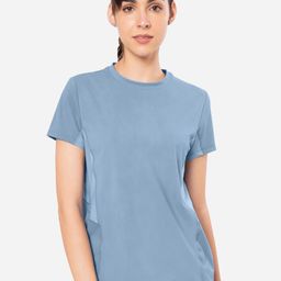 Amante Solid Round Neck Flaunt Workout T-Shirt-picture-28