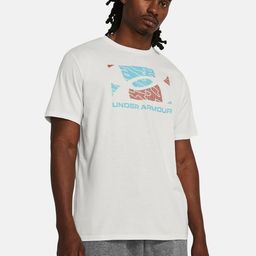 UNDER ARMOUR Brand Logo Printed Fast-Drying Loose-Fit OD Tilt T-shirt-image-99