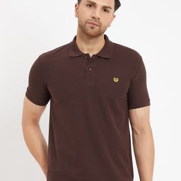 Duke Polo Collar Slim Fit Cotton T-shirt-image-37