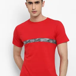 Bukkl Men Raw Edge Slim Fit T-shirt-image-89