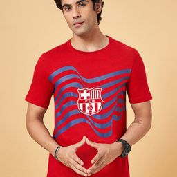 SF JEANS by Pantaloons Striped Slim Fit Cotton T-shirt-image-80