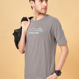Ajile by Pantaloons Typography Printed Round Neck Short Sleeves Slim Fit T-shirt-image-73