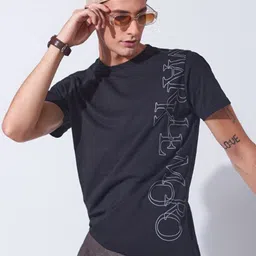 Markle Moro Typography Printed Cotton Slim Fit T-shirt-picture-20