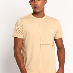 Lee Men Beige Printed T-shirt-image-72