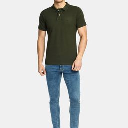 SQUIREHOOD Polo Collar Cotton Slim Fit T-shirt-image-68