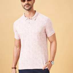 BYFORD by Pantaloons Polo Collar Short Sleeves Cotton Slim Fit T-shirt-picture-10