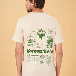 Urban Ranger by pantaloons Graphic Printed Slim Fit Cotton T-shirt-picture-36