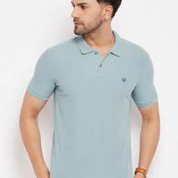 Duke Polo Collar Slim Fit Cotton T-shirt-image-80
