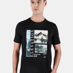 Duke Printed Round Neck Short Sleeves Cotton T-shirt-image-85