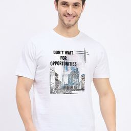 Duke Men People and Places Printed Slim Fit T-shirt-image-51